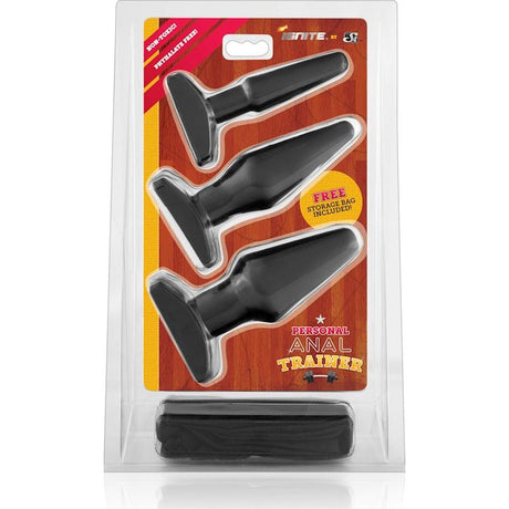 Anal Trainer Kit Black - Adult Toys