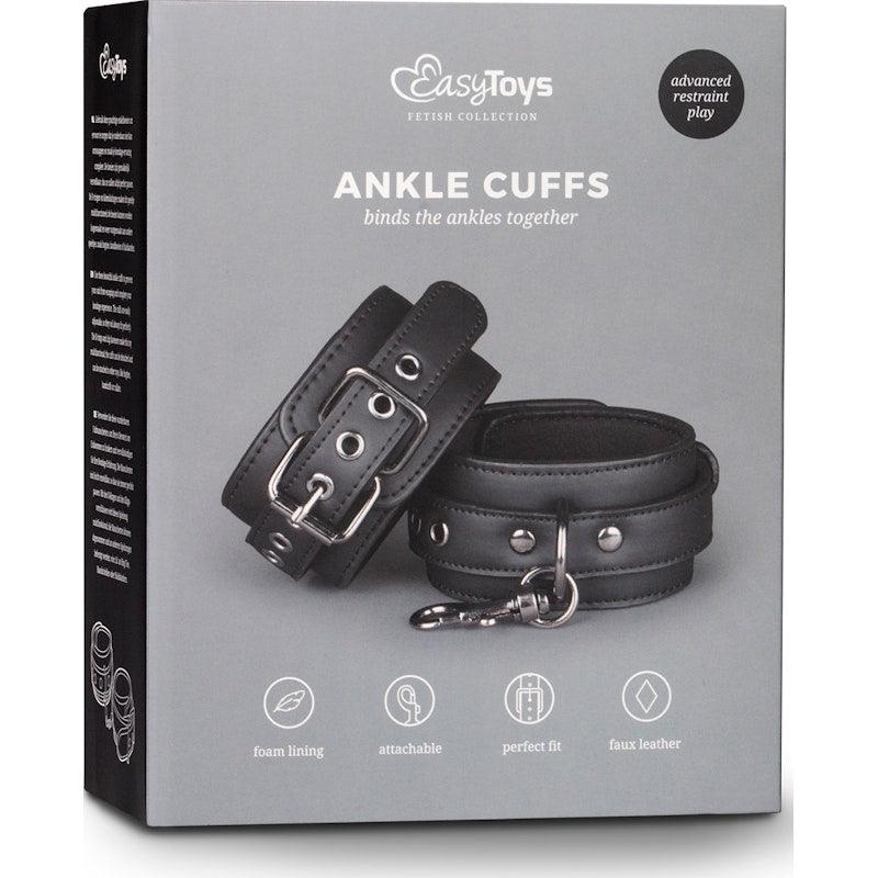 Ankle Cuffs Black - Adult Toys
