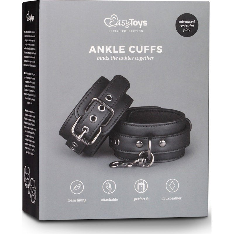 Ankle Cuffs Black - Adult Toys