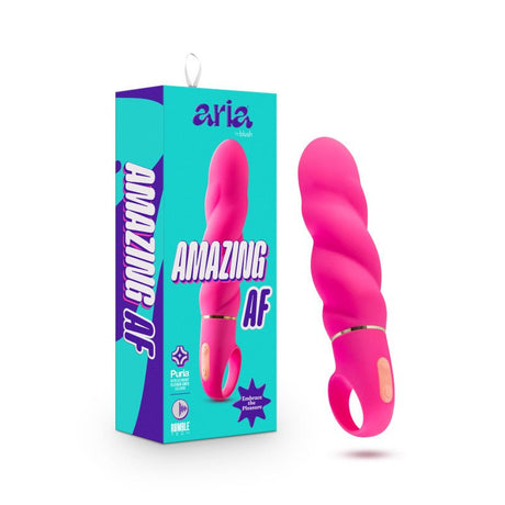 Aria Amazing AF - Fuschia Pink 15.9 cm Vibrator - VIBRATORS