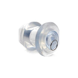 Ass Bung Clear Hollow Anal Dilator 3.5in Large - Adult Toys