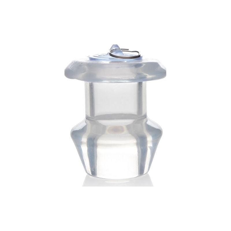 Ass Bung Clear Hollow Anal Dilator 3.5in Large - Adult Toys