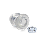 Ass Bung Clear Hollow Anal Dilator 3in Medium - Naughty by Nature Adult Store