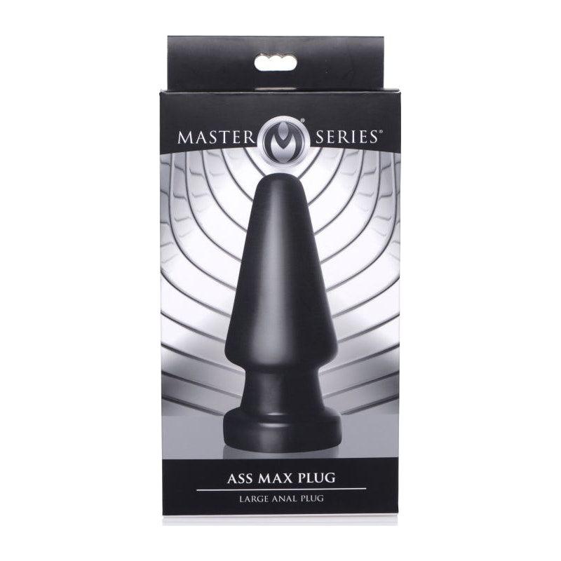 Ass Max Plug Large Anal Plug Black - Naughty by Nature Adult Store