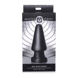 Ass Max Plug Large Anal Plug Black - Naughty by Nature Adult Store