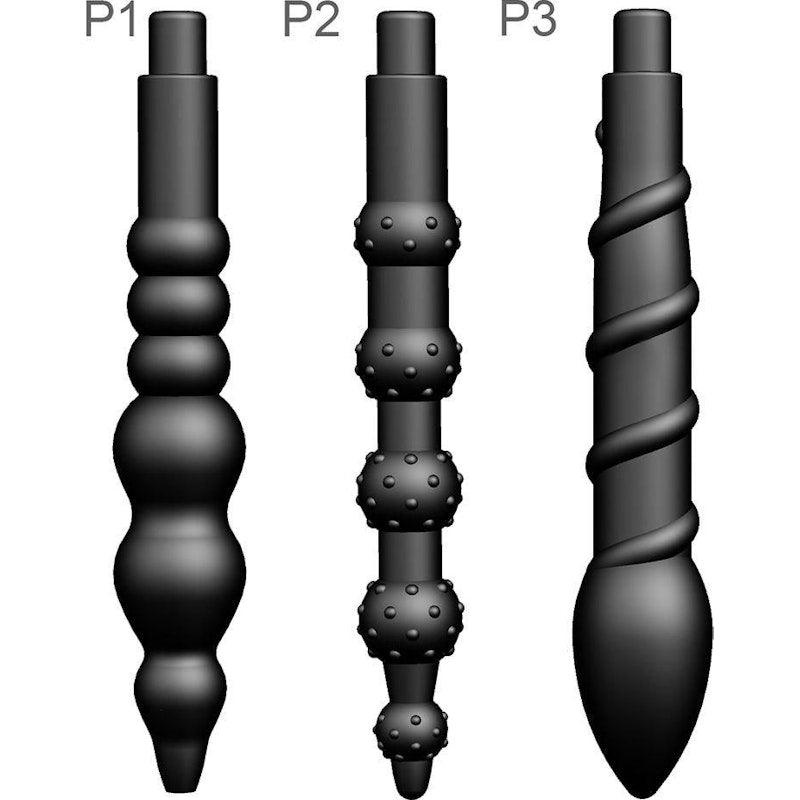 Automatic RoseBud Anal Pump and 3 Plug Pro Set - Adult Toys