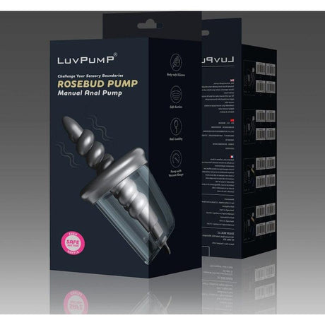 Automatic RoseBud Anal Pump and 3 Plug Pro Set - Adult Toys