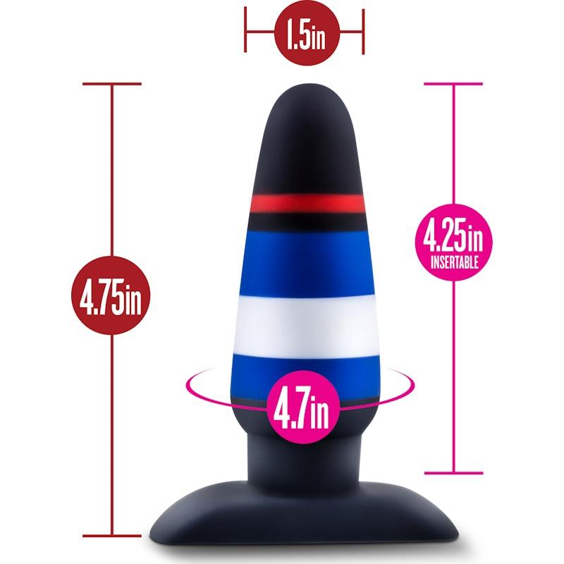 Avant Pride P4 Power Play Silicone Butt Plug - Naughty by Nature Adult Store