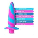 Avant Vibrotize Silicone Mini Anal Vibe Fuchsia - Adult Toys