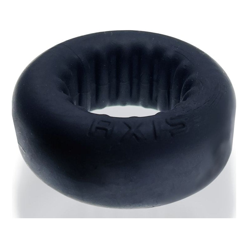Axis Rib Griphold Cockring Black Ice - Adult Toys