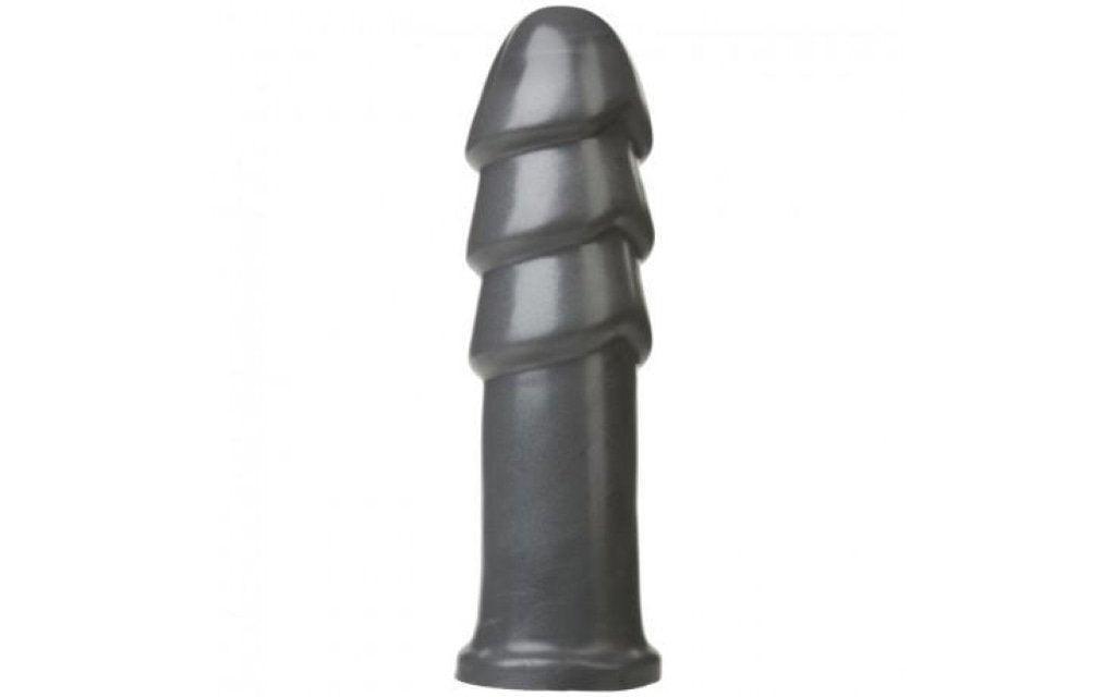 B - 10 Warhead 10in Anal Dildo Gun Metal - Adult Toys