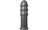 B - 10 Warhead 10in Anal Dildo Gun Metal - Adult Toys
