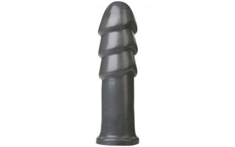 B - 10 Warhead 10in Anal Dildo Gun Metal - Adult Toys