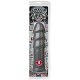 B - 10 Warhead 10in Anal Dildo Gun Metal - Adult Toys