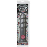B - 10 Warhead 10in Anal Dildo Gun Metal - Adult Toys