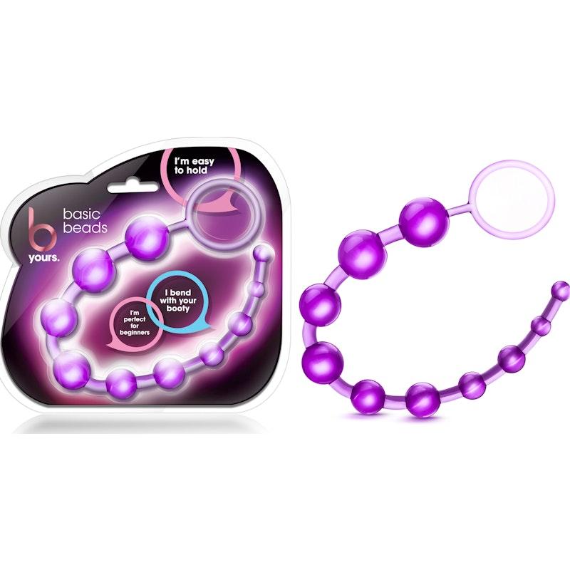B Yours Basic Beads Purple - Adult Toys