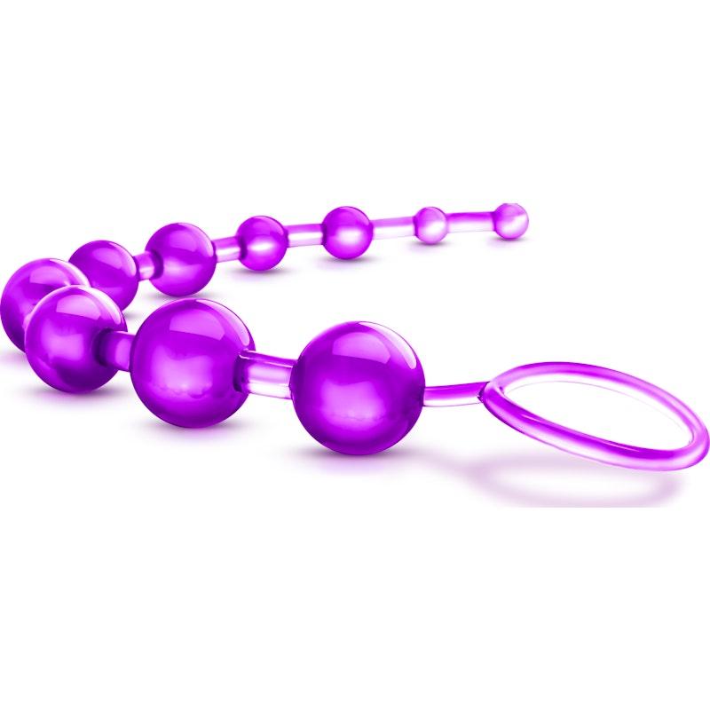 B Yours Basic Beads Purple - Adult Toys