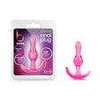 B Yours Curvy Anal Plug - Pink 8.9 cm Butt Plug - Anal Toys