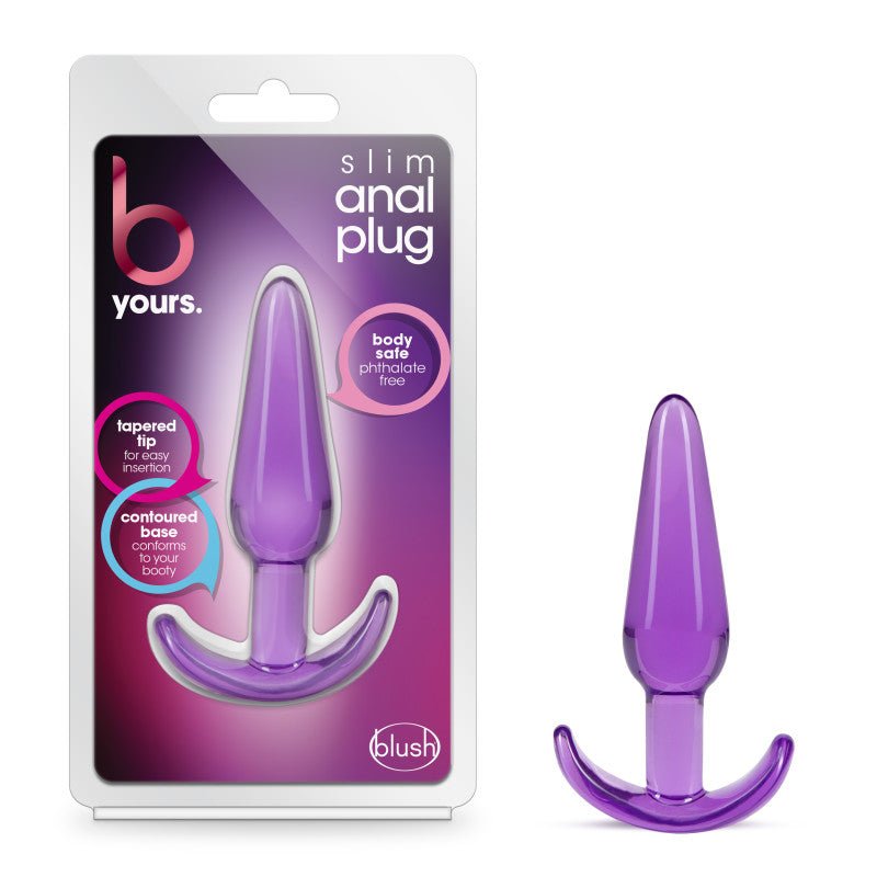 B Yours Slim Anal Plug - Purple 10.8 cm Butt Plug - Anal Toys