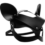 Bad Kitten Leather Cat Mask - Adult Toys