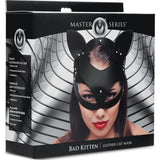 Bad Kitten Leather Cat Mask - Adult Toys