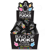 Bag Of Fucks I Have To Give - Display - Counter Display of 100 Mini Packs - NOVELTIES
