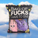 Bag Of Fucks I Have To Give - Mini Fuzzy FU Plushy Pillows - Set of 5 - NOVELTIES