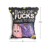 Bag Of Fucks I Have To Give - Mini Fuzzy FU Plushy Pillows - Set of 5 - NOVELTIES