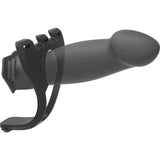 Be Bold 8in Large Dong 2 Pc Hollow Silicone Strap-On Set - Naughty by Nature Adult Store