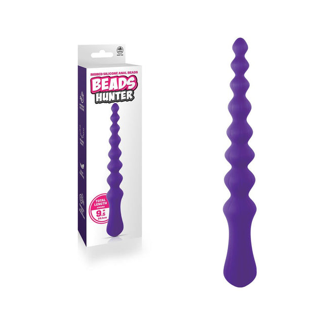 Beads Hunter - Purple - Purple 24.1 cm Anal Beads - ANAL TOYS