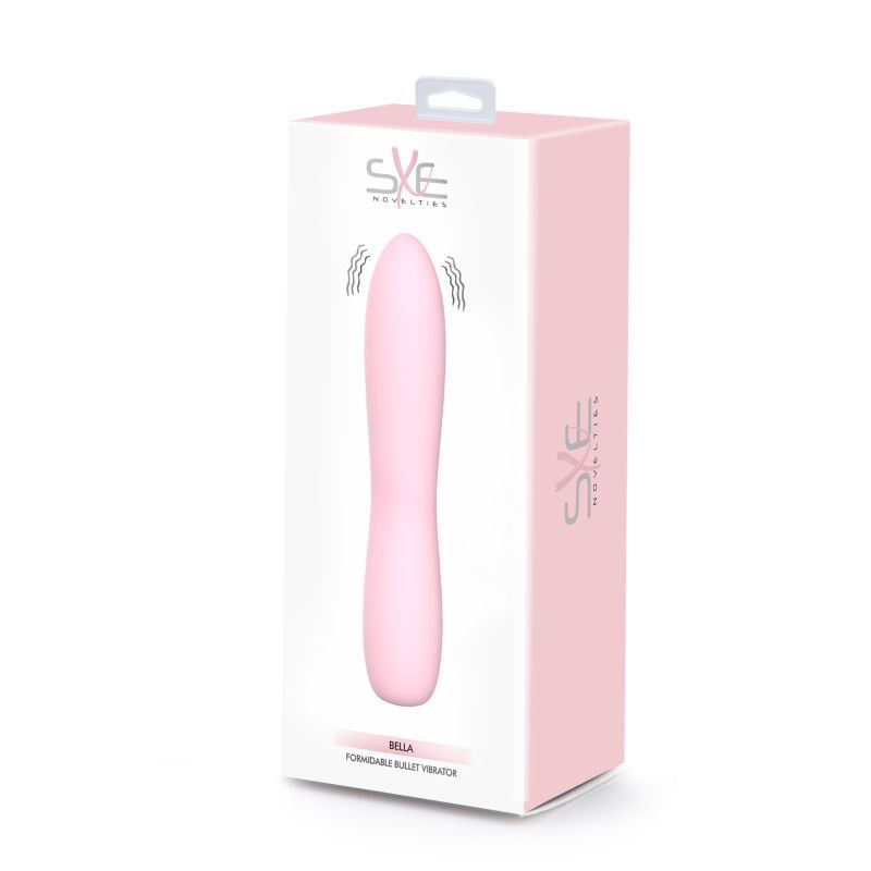 Bella Silicone 140mm Bullet Massager Pink - Adult Toys