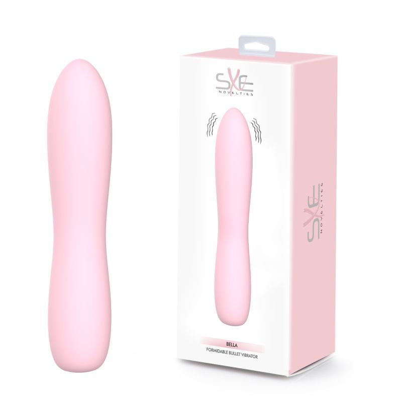 Bella Silicone 140mm Bullet Massager Pink - Adult Toys