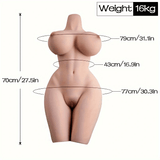 Big Breast Realistic Half Body Sex Doll Torso - Sex Doll