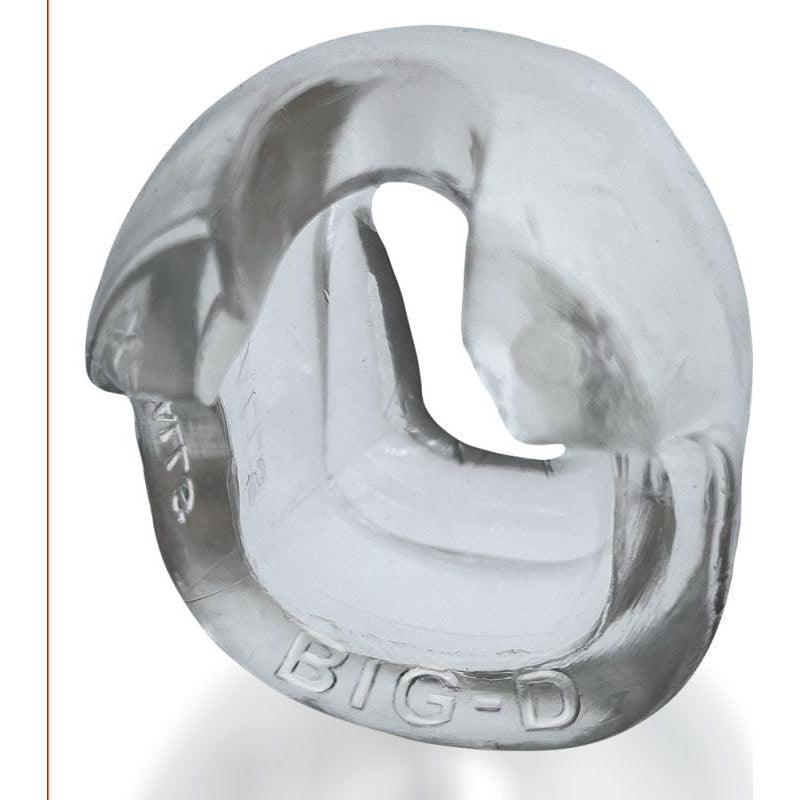 Big D Shaft Grip Cock Ring Clear - Naughty by Nature Adult Store