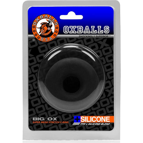 Big Ox Cockring Black Ice - Adult Toys