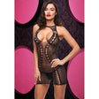 Bling Bling Halter Mini Dress - Lingerie