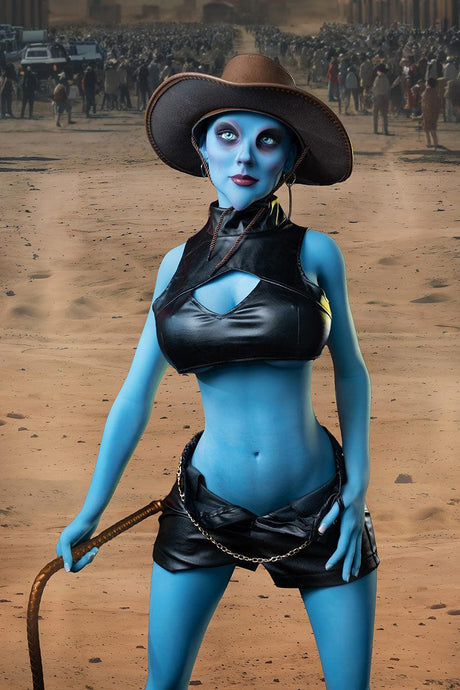 Blue Alien Sex Doll 160cm G #A12 - Naughty by Nature Adult Store