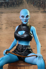 Blue Alien Sex Doll 160cm G A12 - sex doll