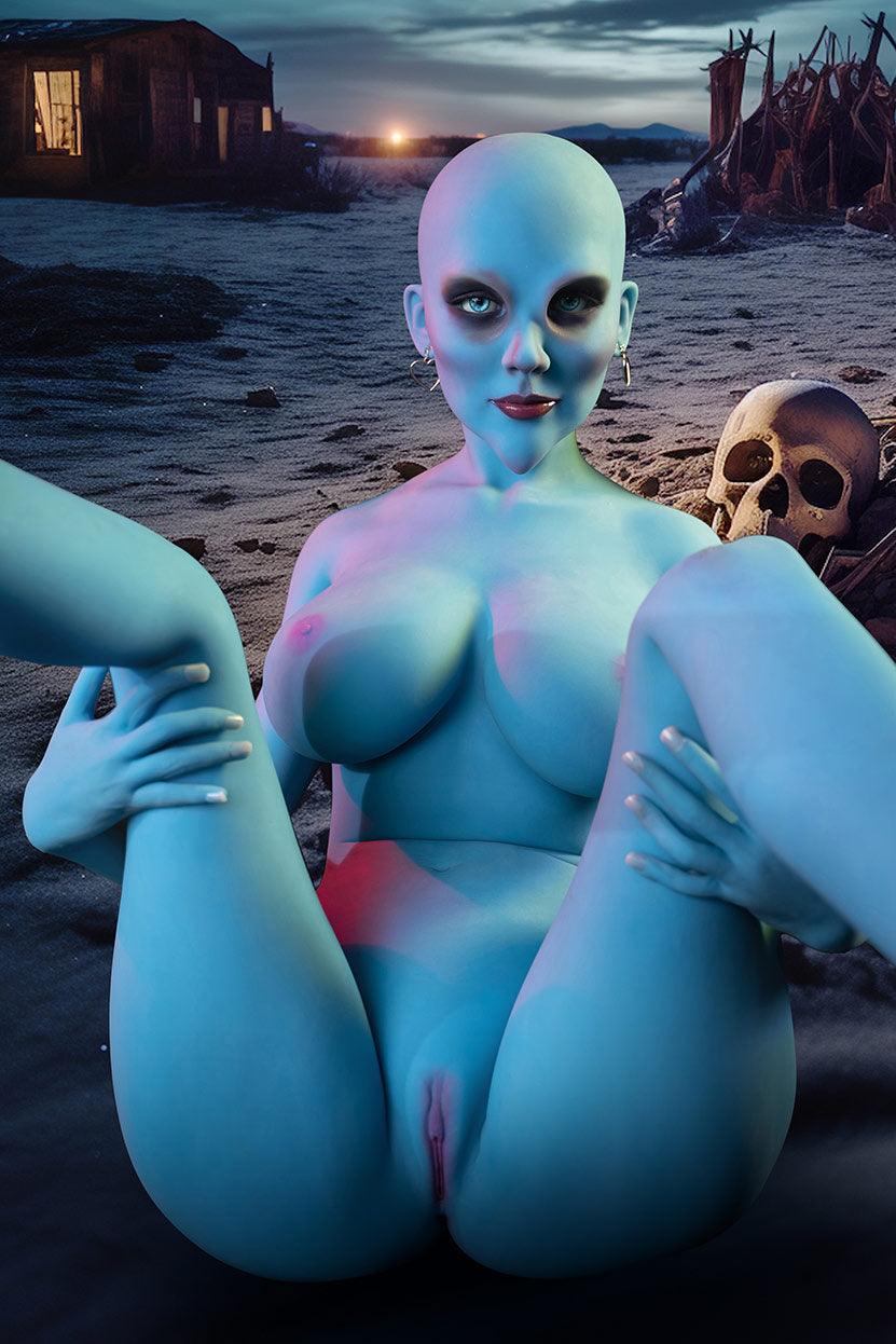 Blue Alien Sex Doll 160cm G A12 - sex doll