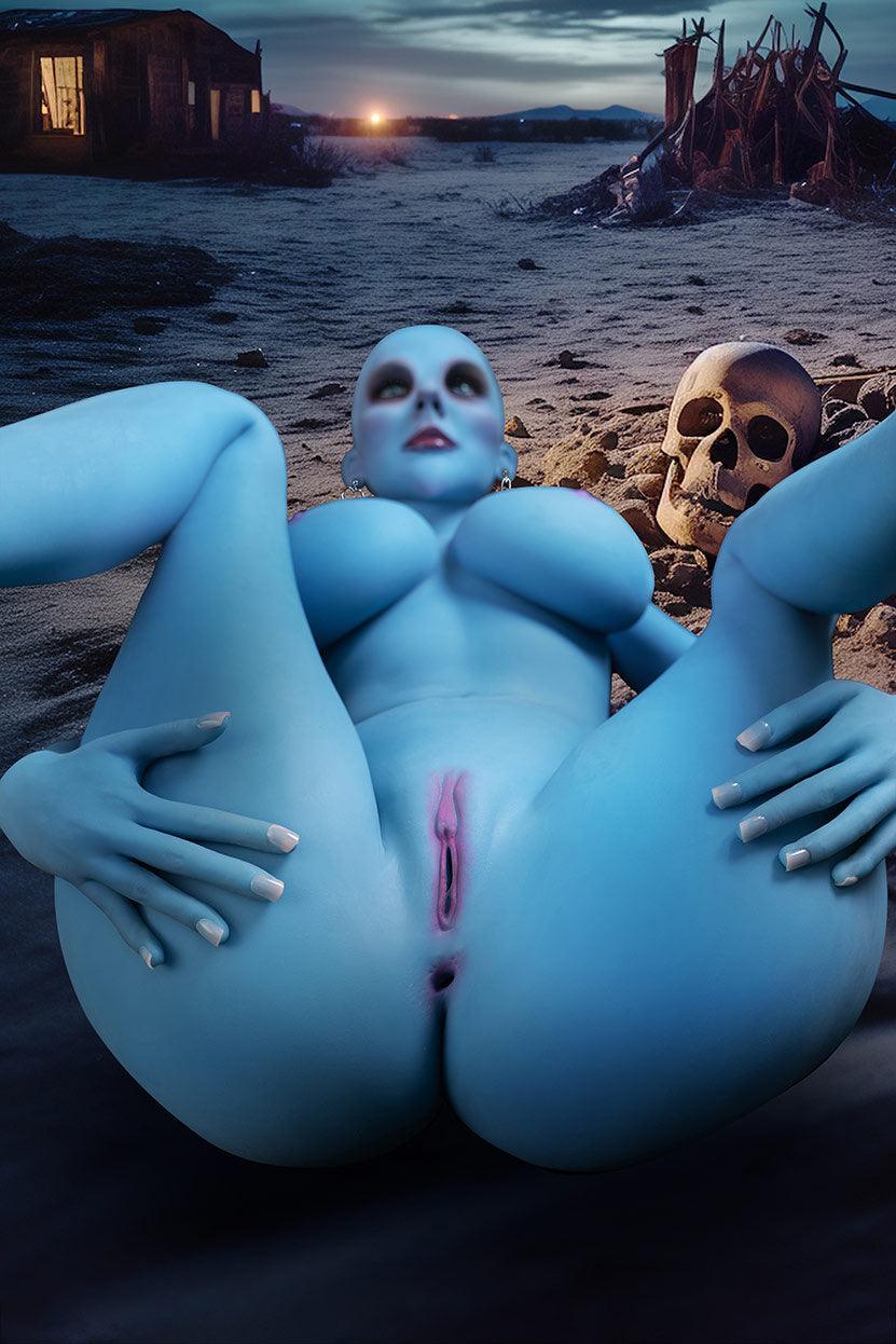 Blue Alien Sex Doll 160cm G A12 - sex doll