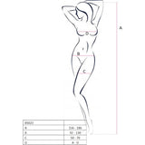 Bodystocking Fishnet With Open Cleavage BLK - Lingerie