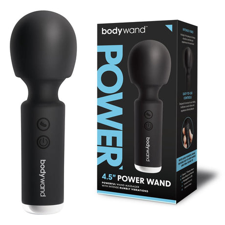 Bodywand 4.5'' Power Wand - Black 11.4 cm USB Rechargeable Massager Wand - VIBRATORS
