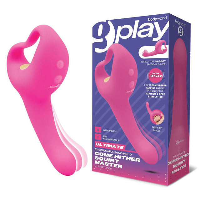 Bodywand G - Play Ultimate Come Hither Squirt Master - Pink 19 cm USB Rechargeable Vibrator - VIBRATORS
