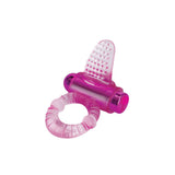 Bodywand Rechargeable Lick It Pleasure Ring - Pink USB Rechargeable Vibrating Cock Ring - COCK RINGS