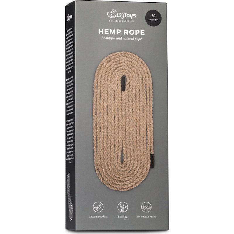 Bondage Rope Hemp 10m - Adult Toys
