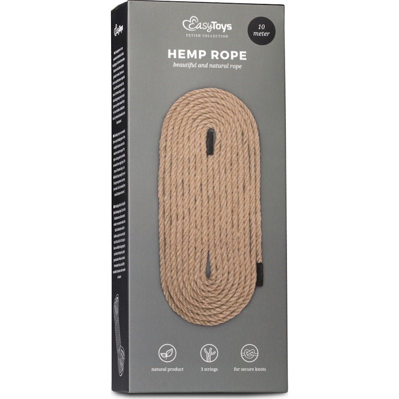 Bondage Rope Hemp 10m - Adult Toys