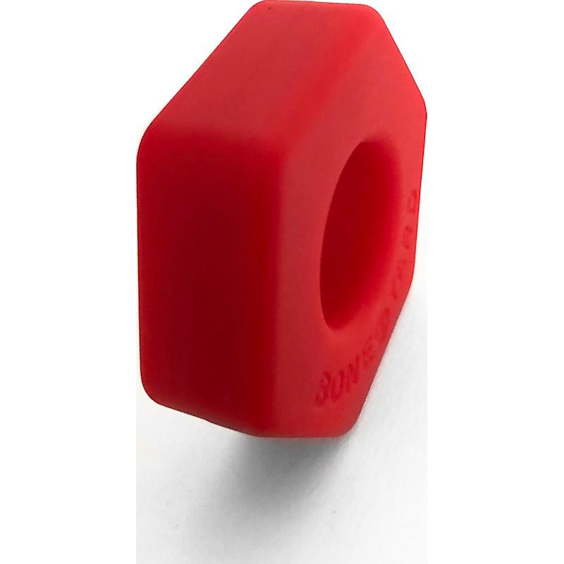 Boneyard Bust a Nut Cockring – Red Soft Silicone Nut - Shaped Ring - Adult Toys