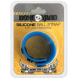 Boneyard Silicone Ball Strap Blue - 3 - Snap 4 cm Adjustable - COCK RINGS