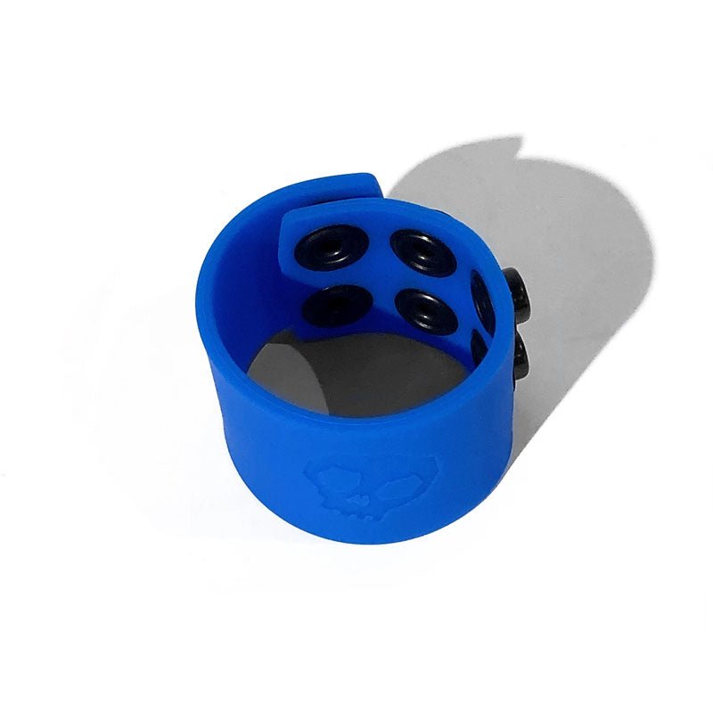 Boneyard Silicone Ball Strap Blue - 3 - Snap 4 cm Adjustable - COCK RINGS