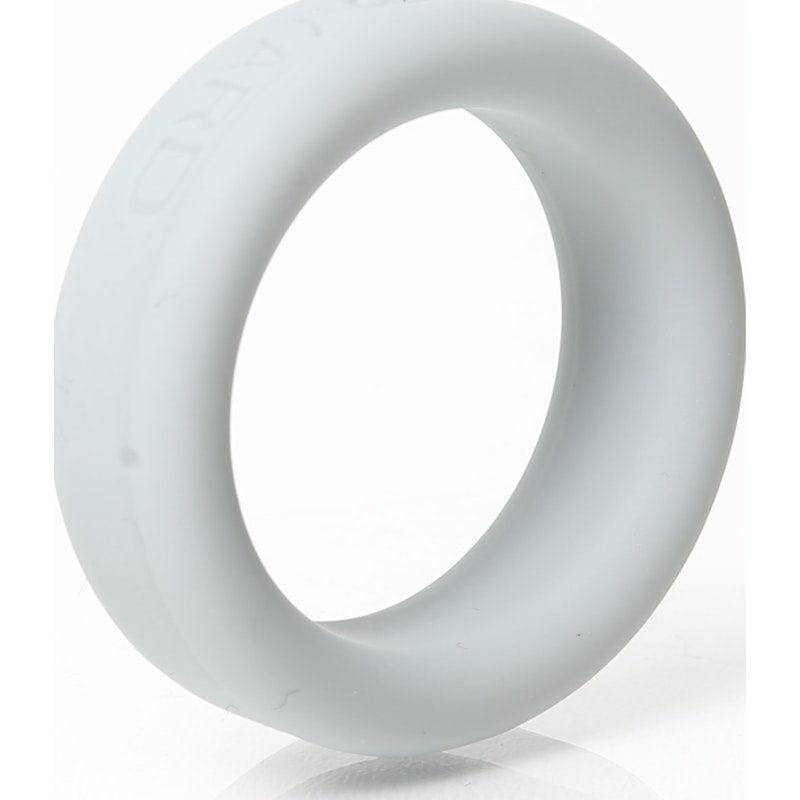 Boneyard Silicone Cock Ring – 30mm Medical Grade Grey Stretcher - Adult Toys